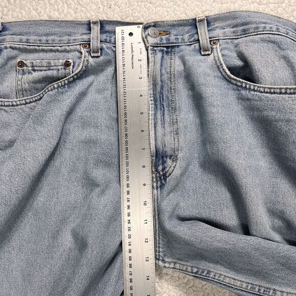 GAP Easy Fit Jeans Men’s 37x33 Straight Light Wash Retro 90s Y2K Casual Normcore - Picture 11 of 12